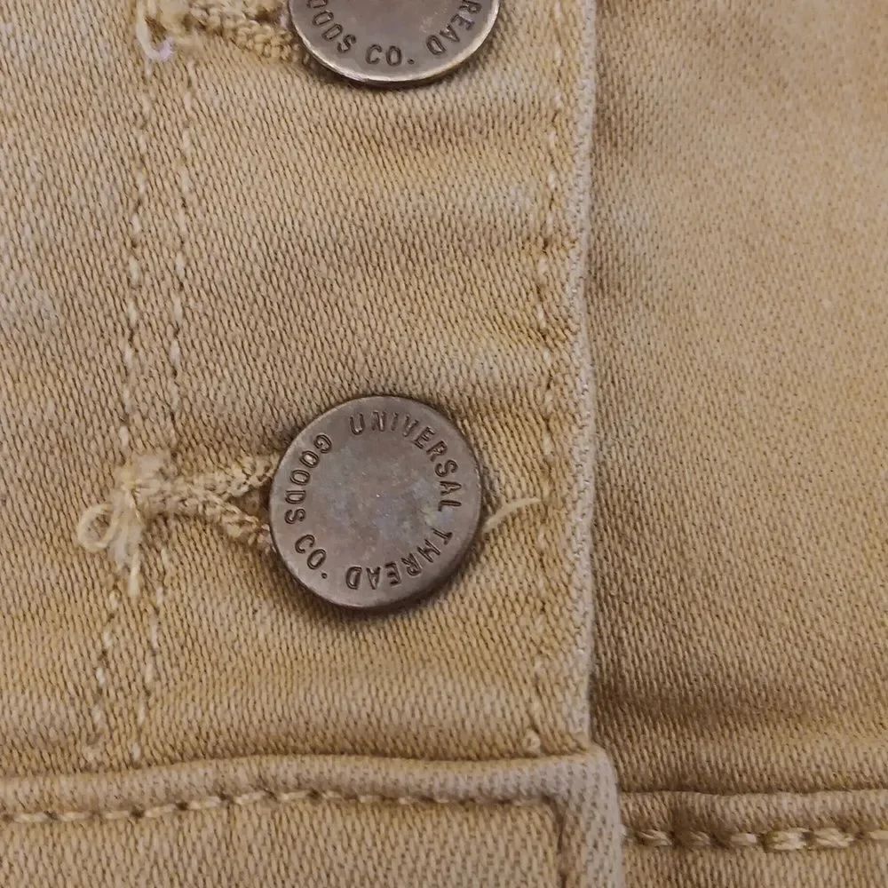 Universal Thread Hi Rise Midi Mustard Shorts - Picture 8 of 8